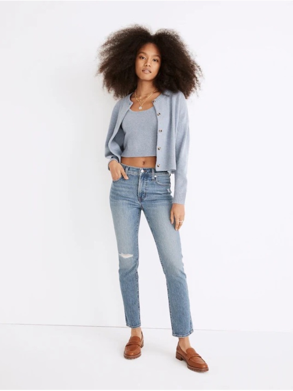 Madewell The Perfect Vintage Jeans Distressed